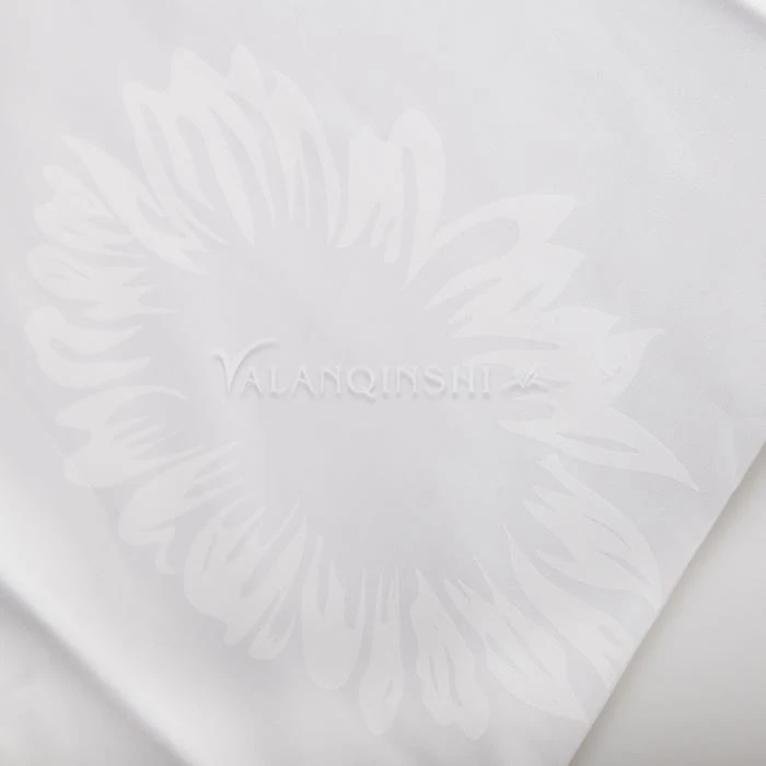 100% Cotwm Jacquard Ffabrig