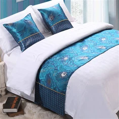 Rhedwr Gwely Satin